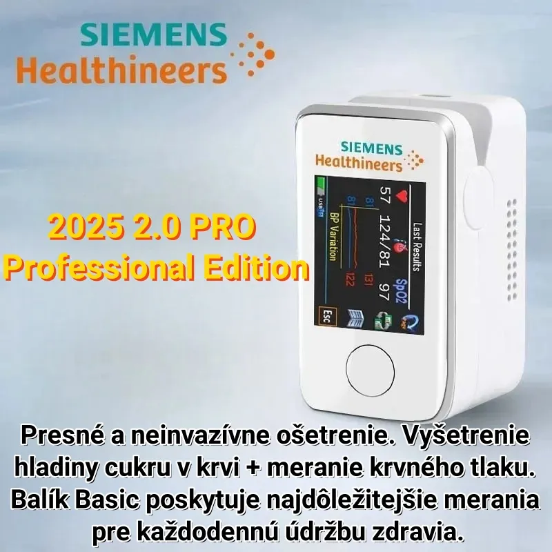 🌈 Nová éra zdravia – Siemens prenosný glukomer: žiadne ihly, žiadna bolesť, len sloboda a istota kdekoľvek.
