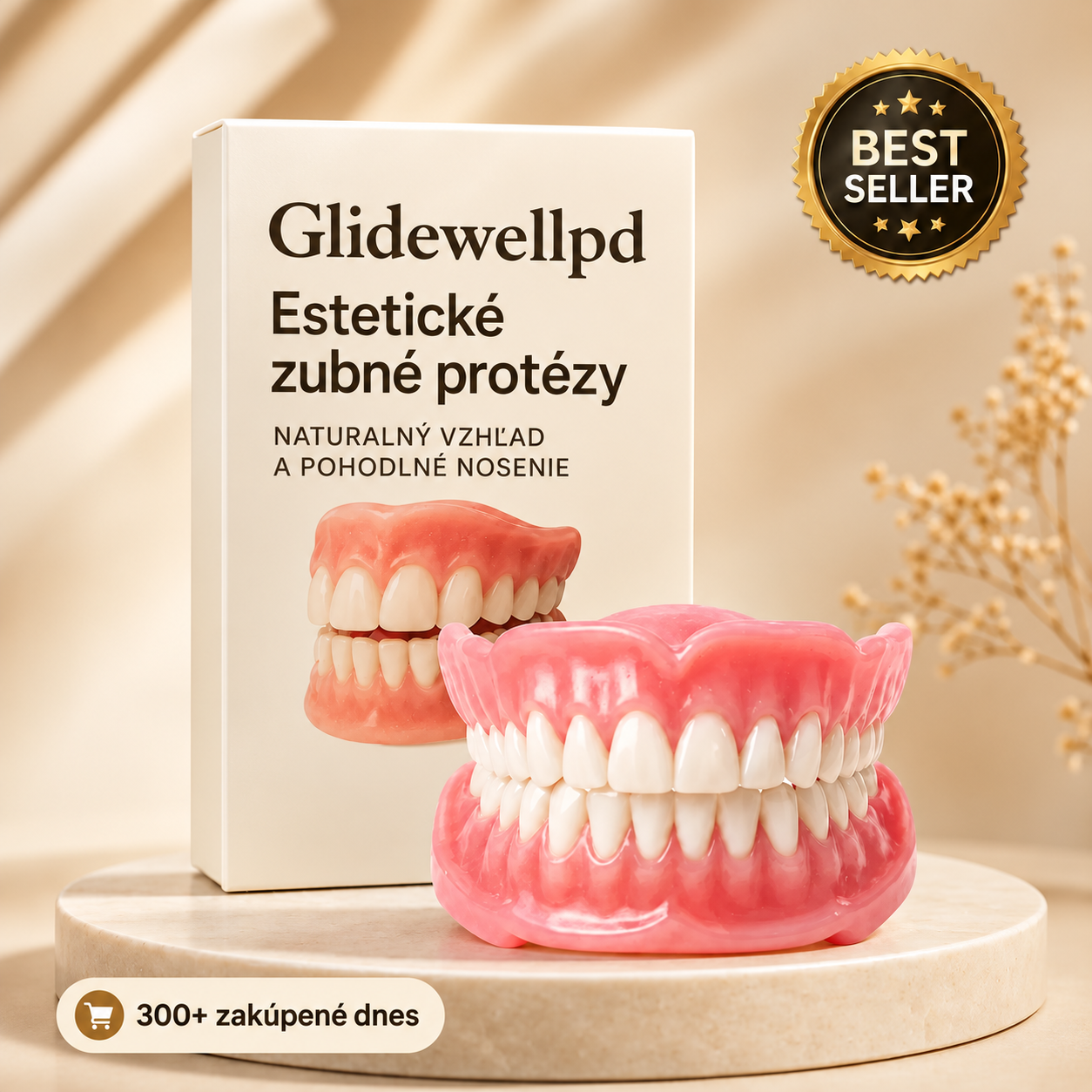 PRÉMIOVÉ KRYTIE PRE ÚPLNÉ ZUBNÉ NÁHRADY