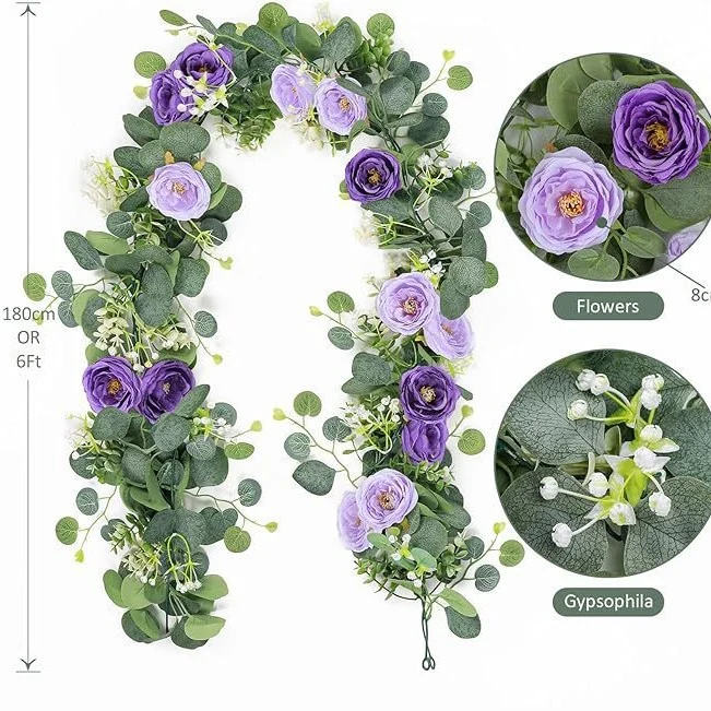 🔥HOT SALE 60% OFF🔥Artificial Rose Garland Flower Vine