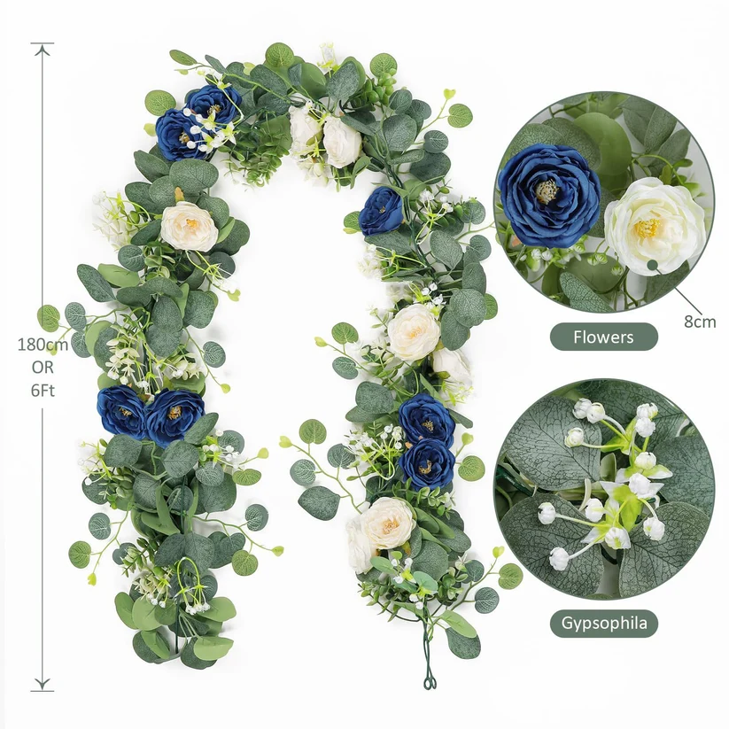 🔥HOT SALE 60% OFF🔥Artificial Rose Garland Flower Vine