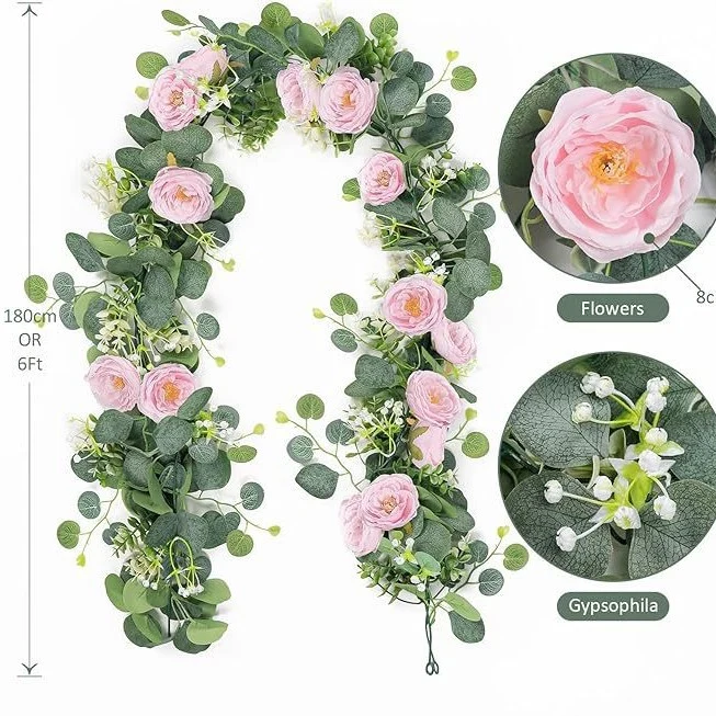 🔥HOT SALE 60% OFF🔥Artificial Rose Garland Flower Vine
