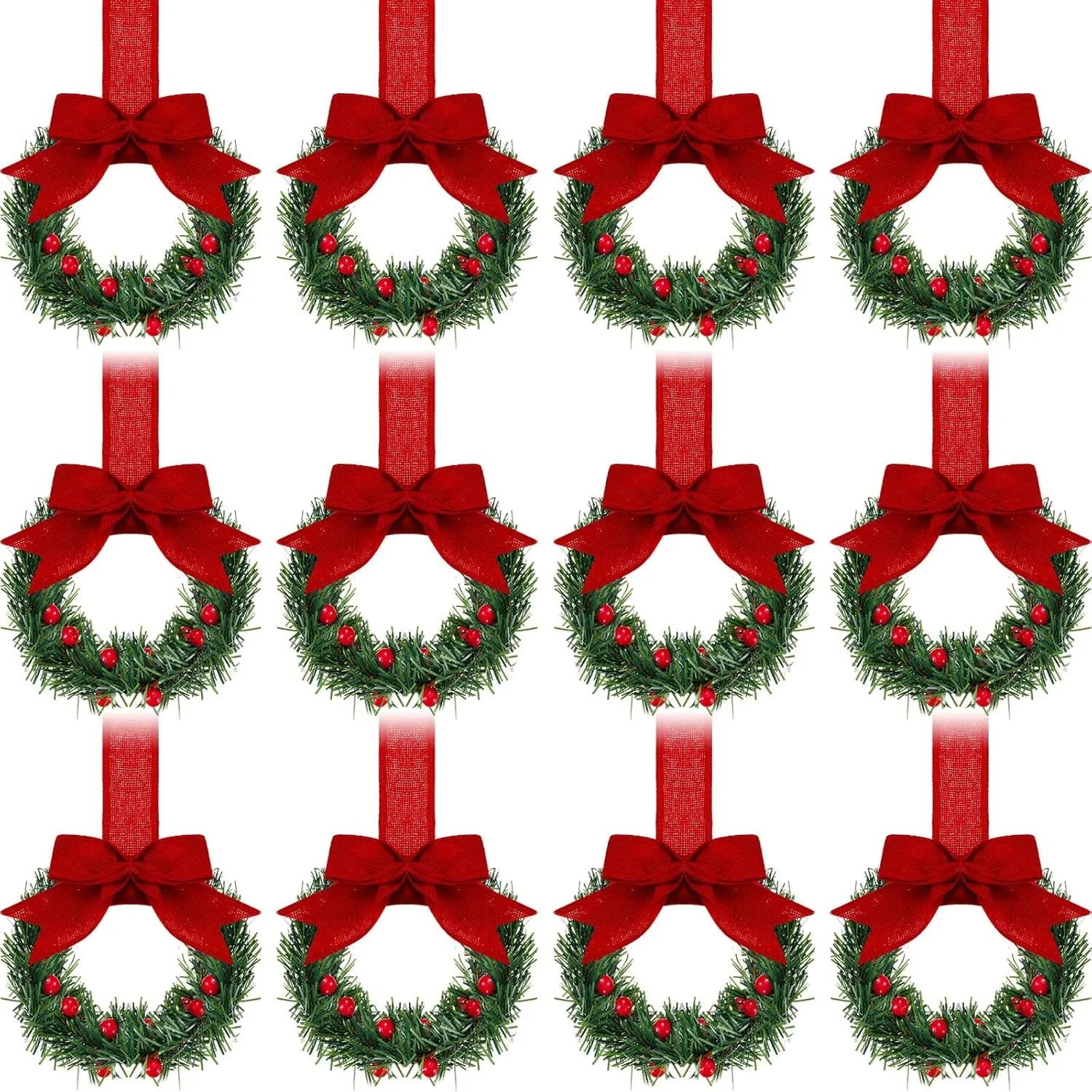 Hot Sale⚡ 50K+ SOLD! Almost Gone-💥🎁Christmas Mini Window Wreaths