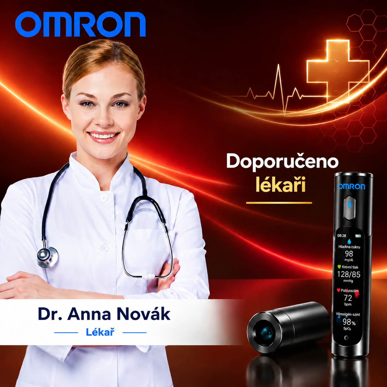 🚀 Průlom společnosti Omron Healthcare pro rok 2027 🔥 Nejnovější neinvazivní inteligentní glukometr s přesností 99,9 %.