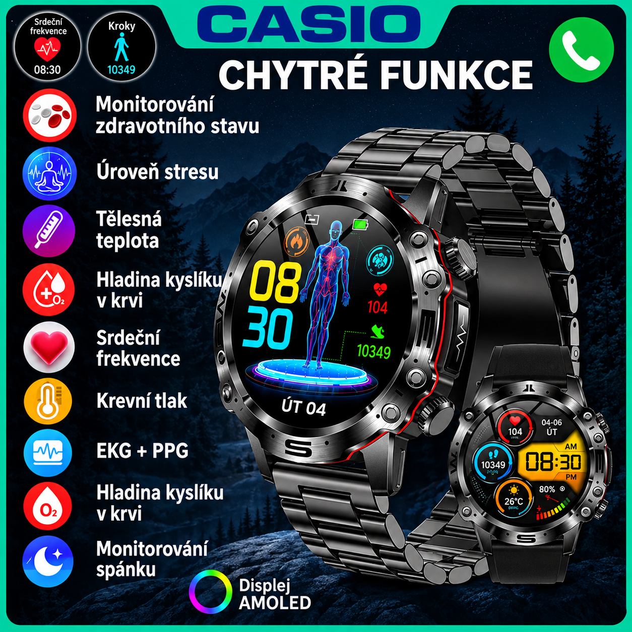 💫CASIO Smartwatch – společník, který vás nikdy nenechá samotné 💫