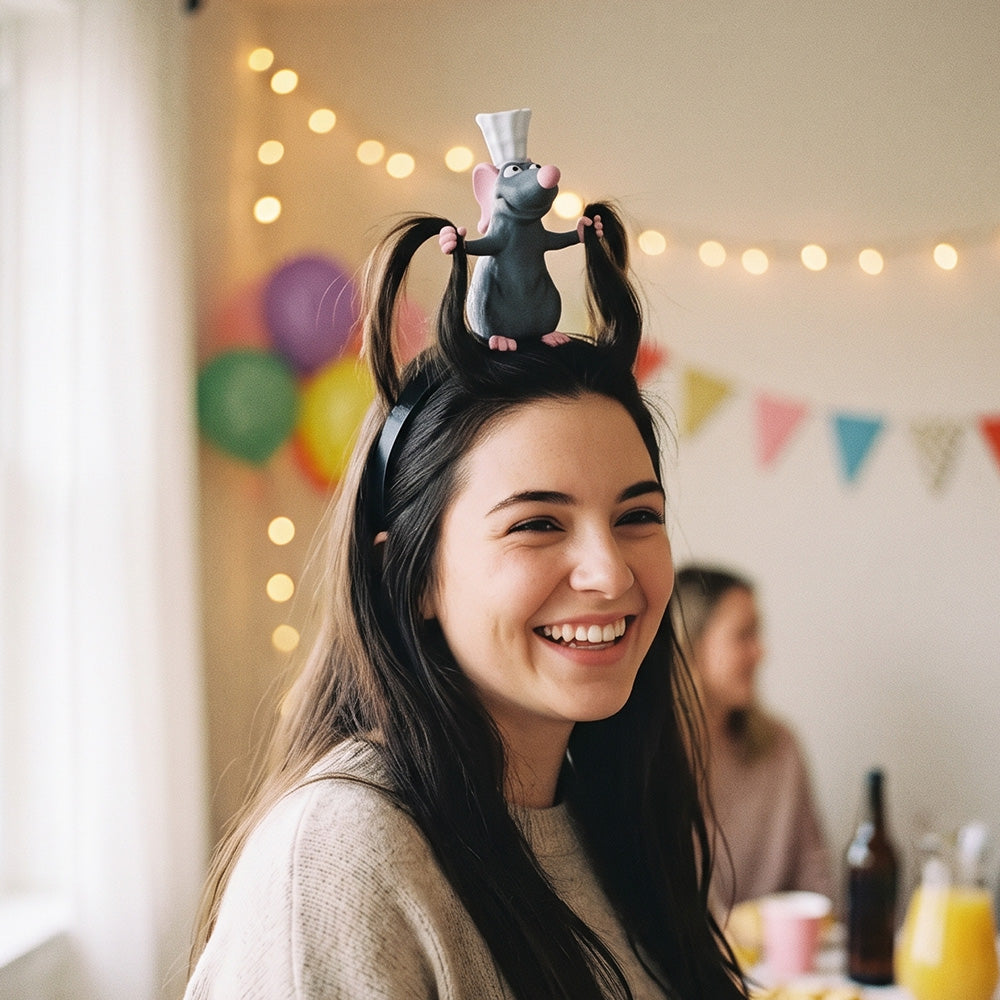 🔥Limited time 70% OFF -👨🍳🐀Little Chef Rat Headband – Funny Hair Accessory