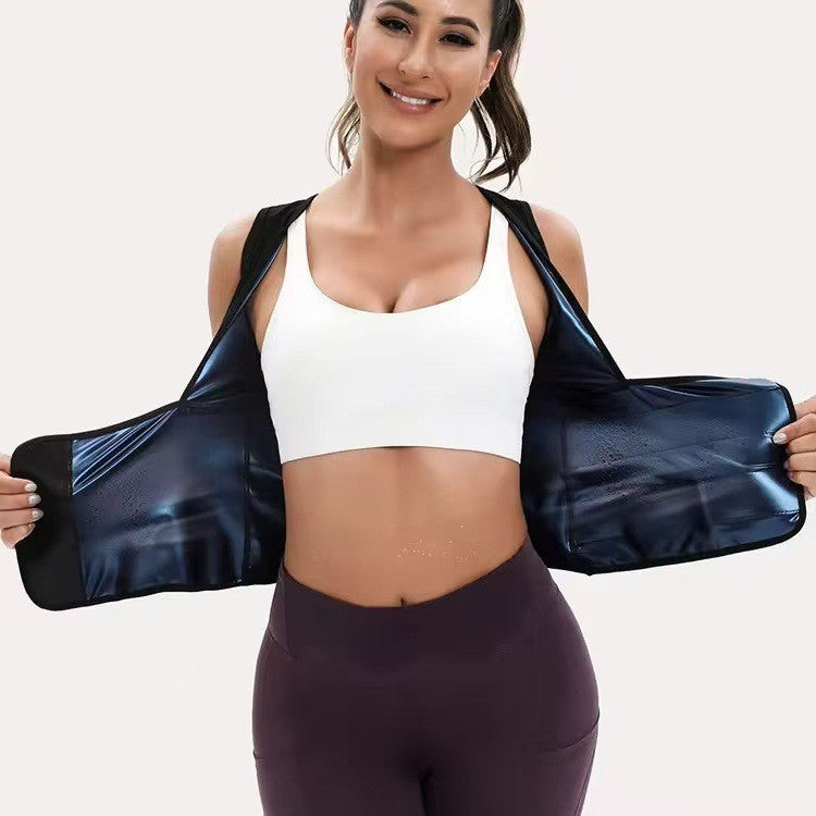🔥Limited time 70% OFF -Women's Zip-Up Compression Shapewear Vest - Athletic Active Tops 🏋️‍♀️