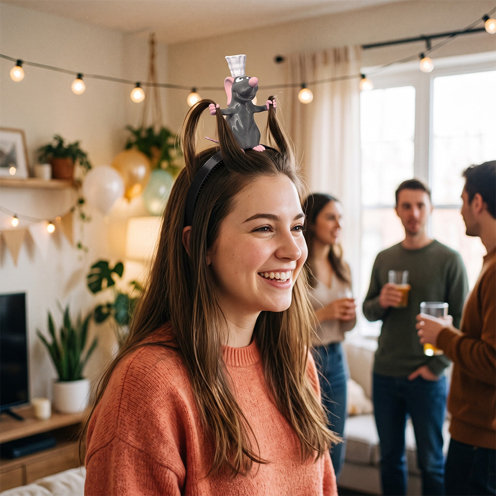 Funny Little Chef Rat Headband
