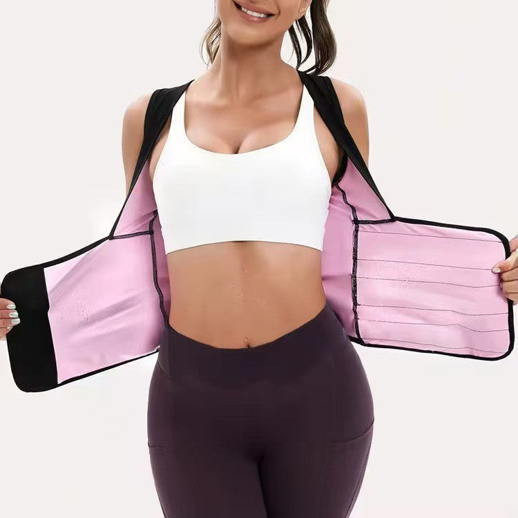 🔥Limited time 70% OFF -Women's Zip-Up Compression Shapewear Vest - Athletic Active Tops 🏋️‍♀️