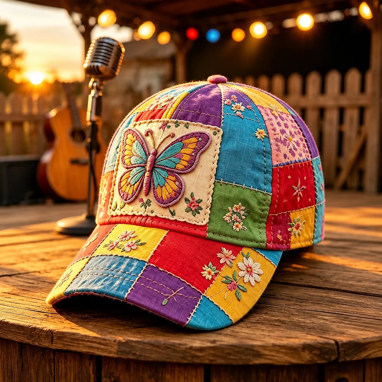 🔥Limited time 70% OFF -❤️Coat of Many Colors —Butterfly Cap