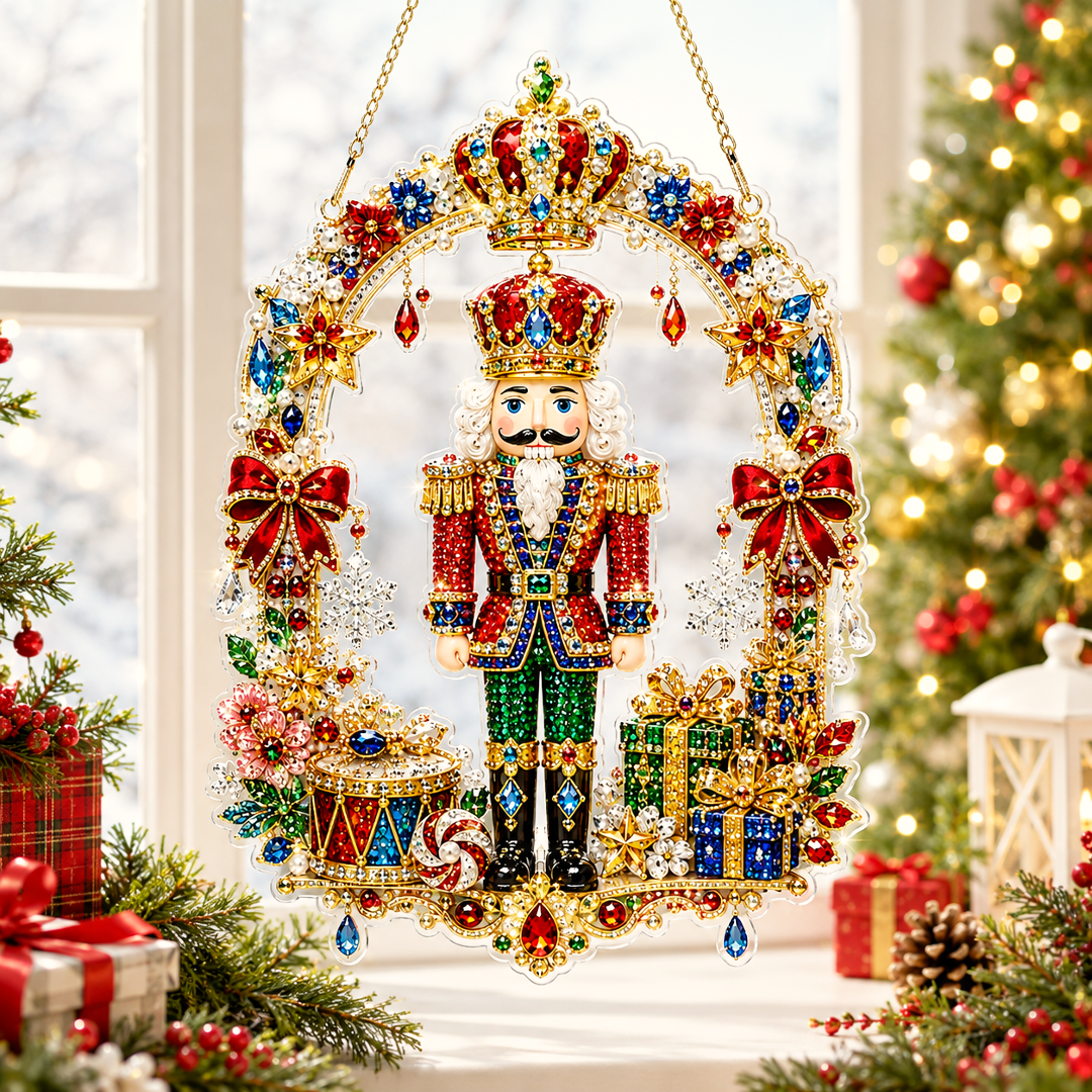 🧘Relaxing & Beginner-Friendly -💎Christmas Diamond Art Hanging Ornament Kit (❤Same as the Vedio)