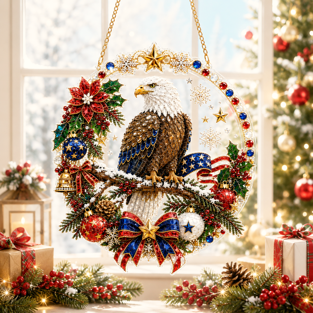 🧘Relaxing & Beginner-Friendly -💎Christmas Diamond Art Hanging Ornament Kit (❤Same as the Vedio)