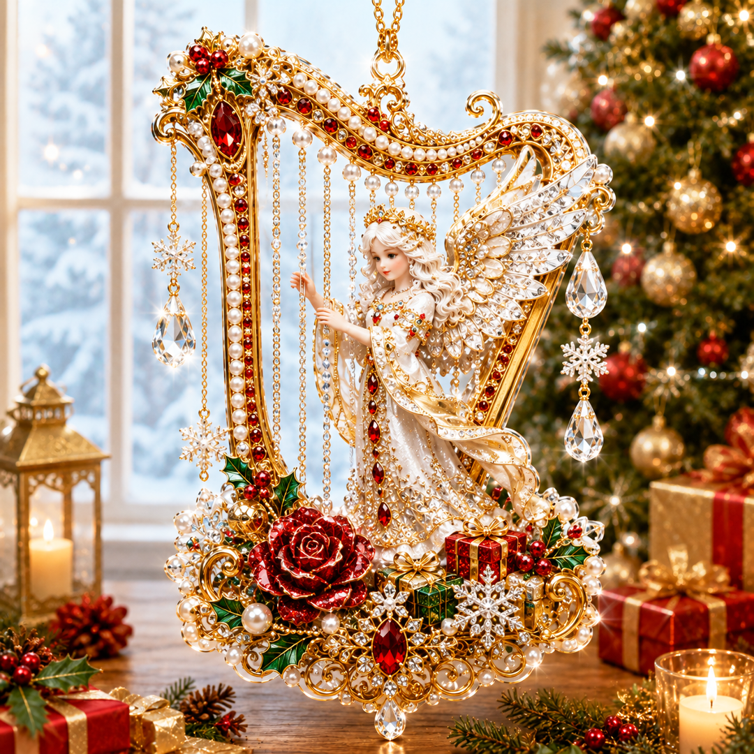 🧘Relaxing & Beginner-Friendly -💎Christmas Diamond Art Hanging Ornament Kit (❤Same as the Vedio)