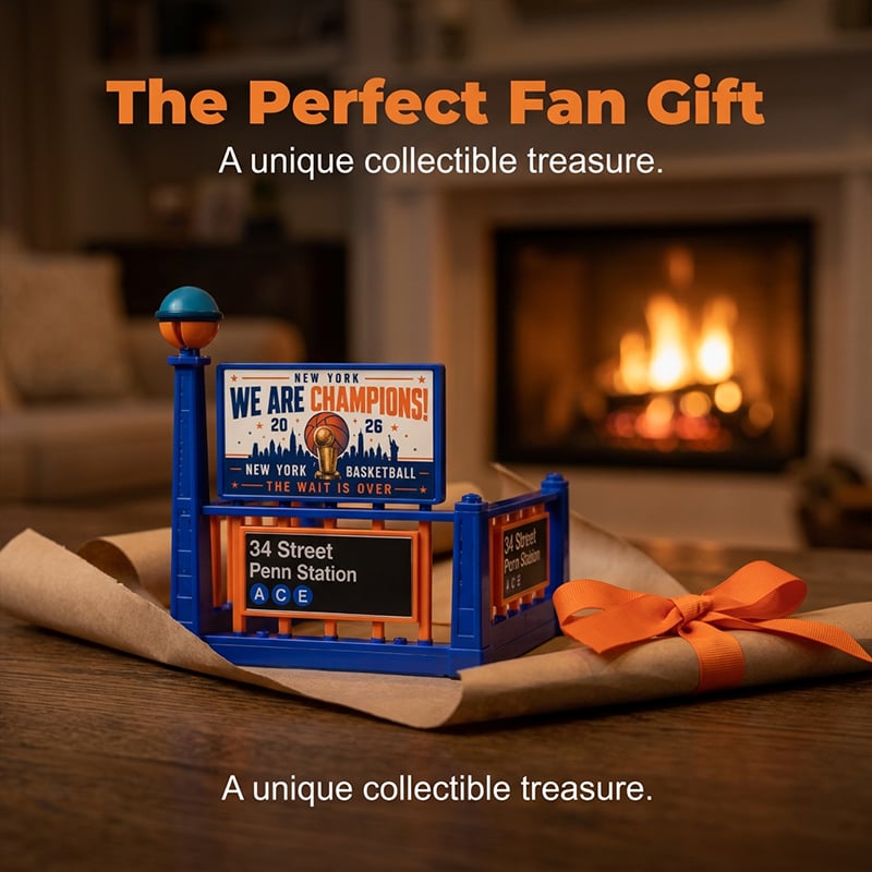 🏀🚇New York City Basketball Theme Subway Model Decor