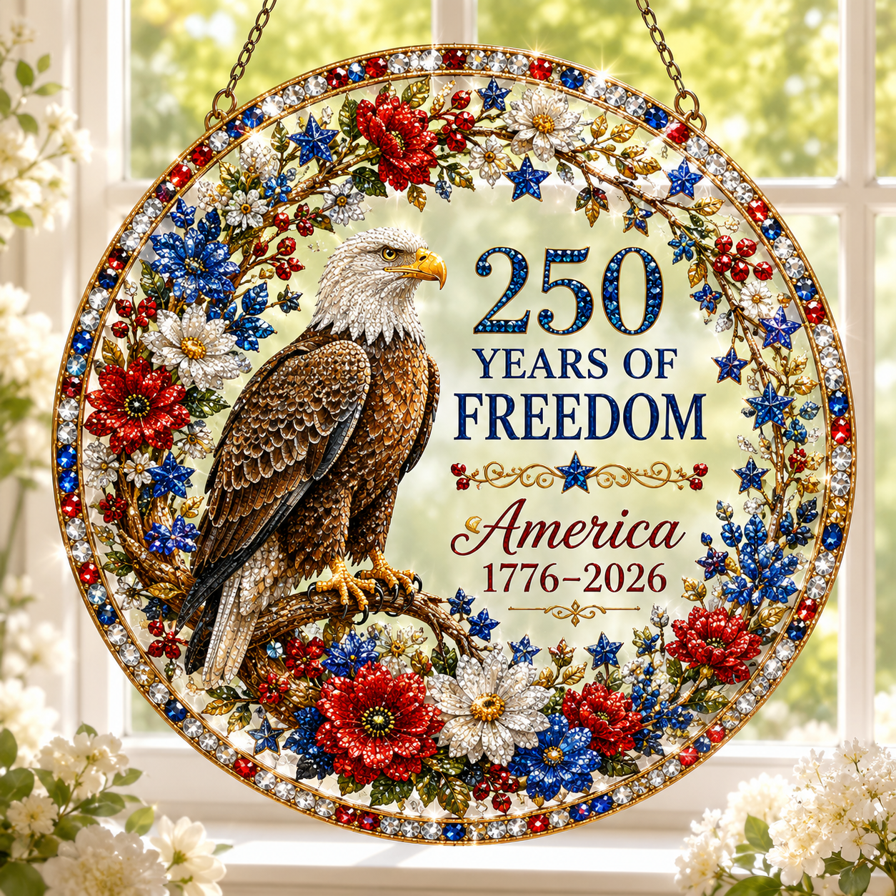 🔥Limited time 70% OFF - 🐦✨Hummingbird Diamond Art Hanging Ornament Kit – Sparkling DIY Window Ornament