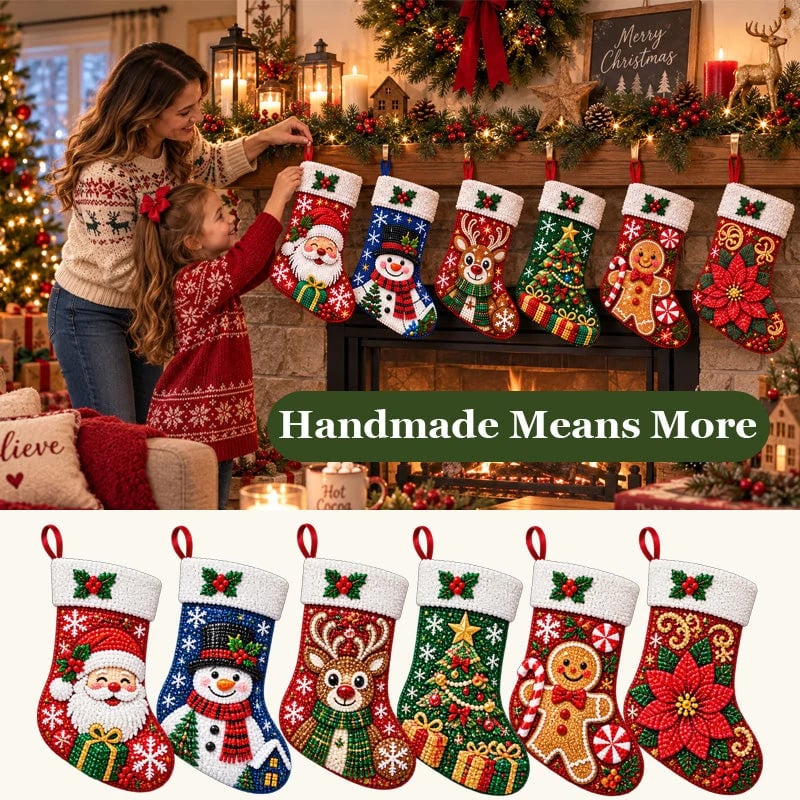 🔥Limited time 70% OFF -🎅Christmas Dinner Plate Collection – 6 Festive Holiday Designs🎄 DIY Diamond Painting Christmas Stocking Kit | 6 Festive Designs | Complete Kit with All Tools & Step-by-Step Guide Included 💕
