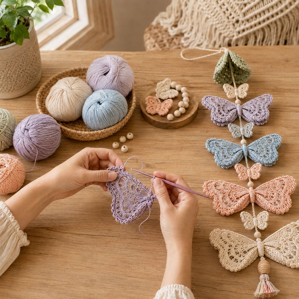 🔥Last 100 pcs🔥2026 Hot Sale - Garden Cascade DIY Crochet Kit