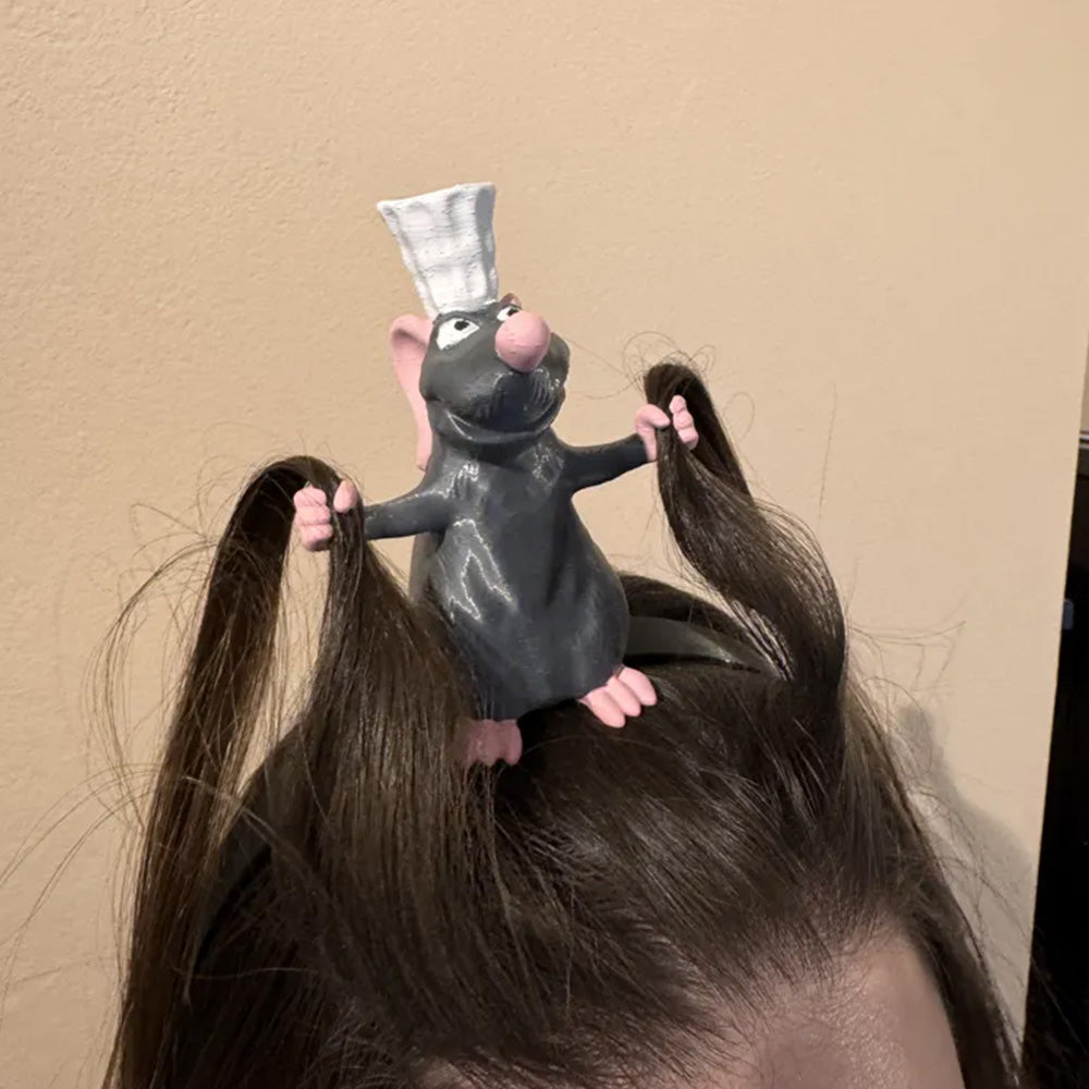 🔥Limited time 70% OFF -👨‍🍳🐀Little Chef Rat Headband – Funny Hair Accessory