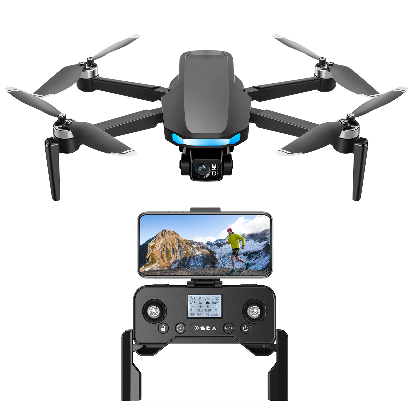 Droace AIR 7 EIS 3-akset gimbal