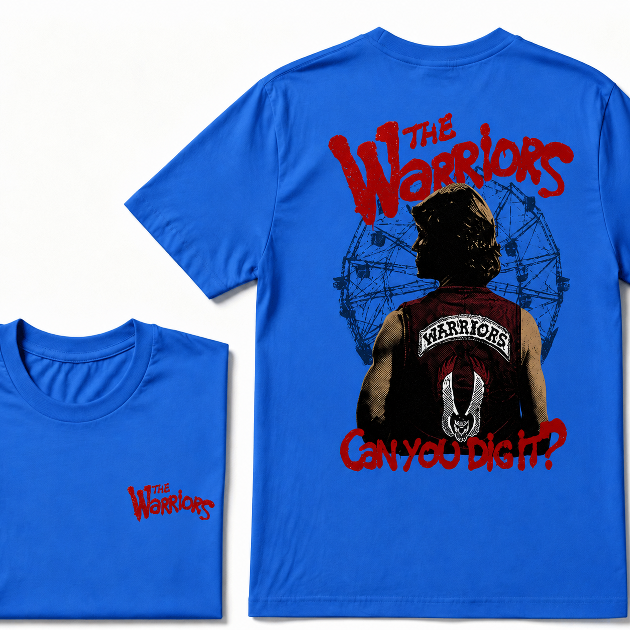 The Warriors “Can You Dig It?” Vintage Graphic T-Shirt – Front & Back Print