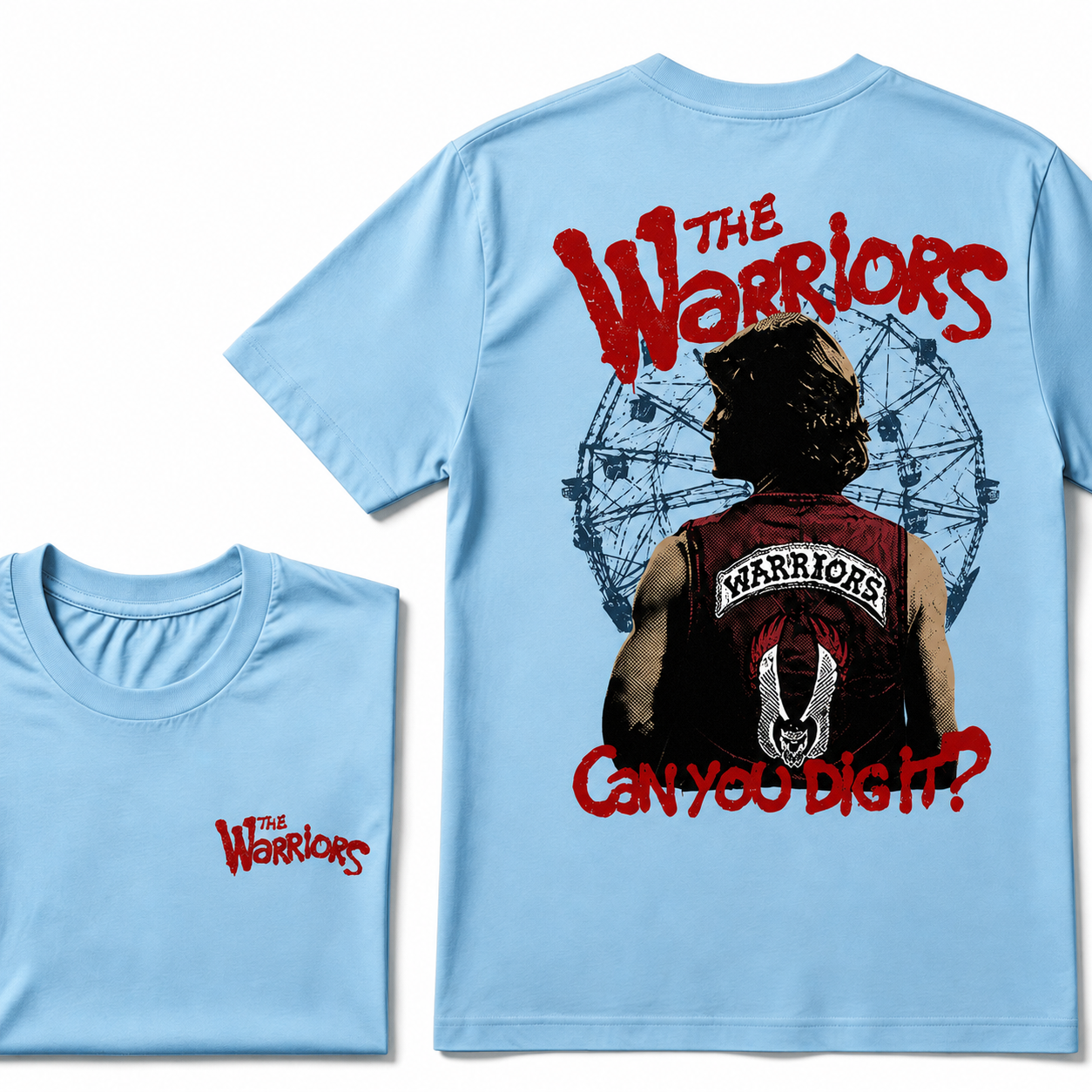 The Warriors “Can You Dig It?” Vintage Graphic T-Shirt – Front & Back Print