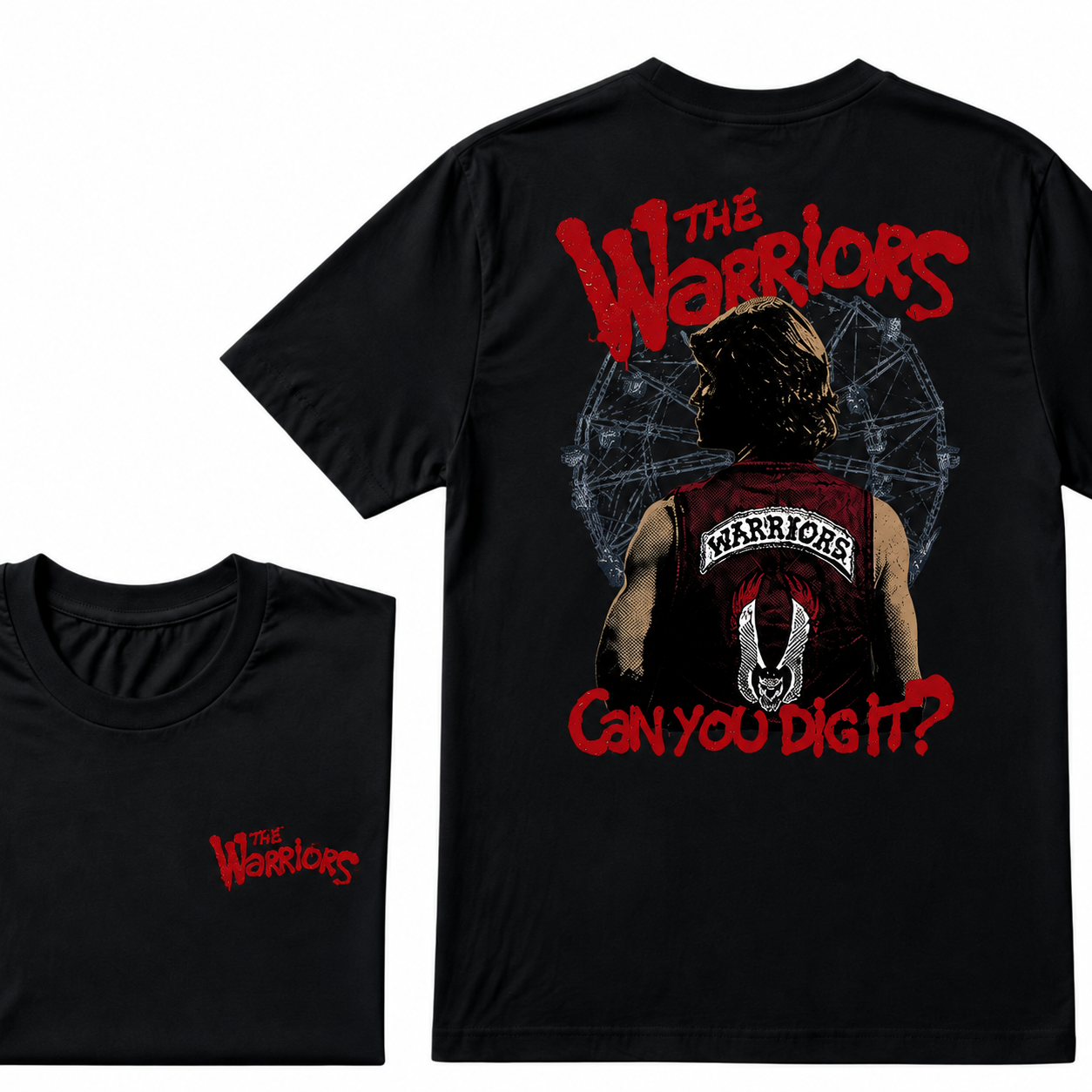 The Warriors “Can You Dig It?” Vintage Graphic T-Shirt – Front & Back Print
