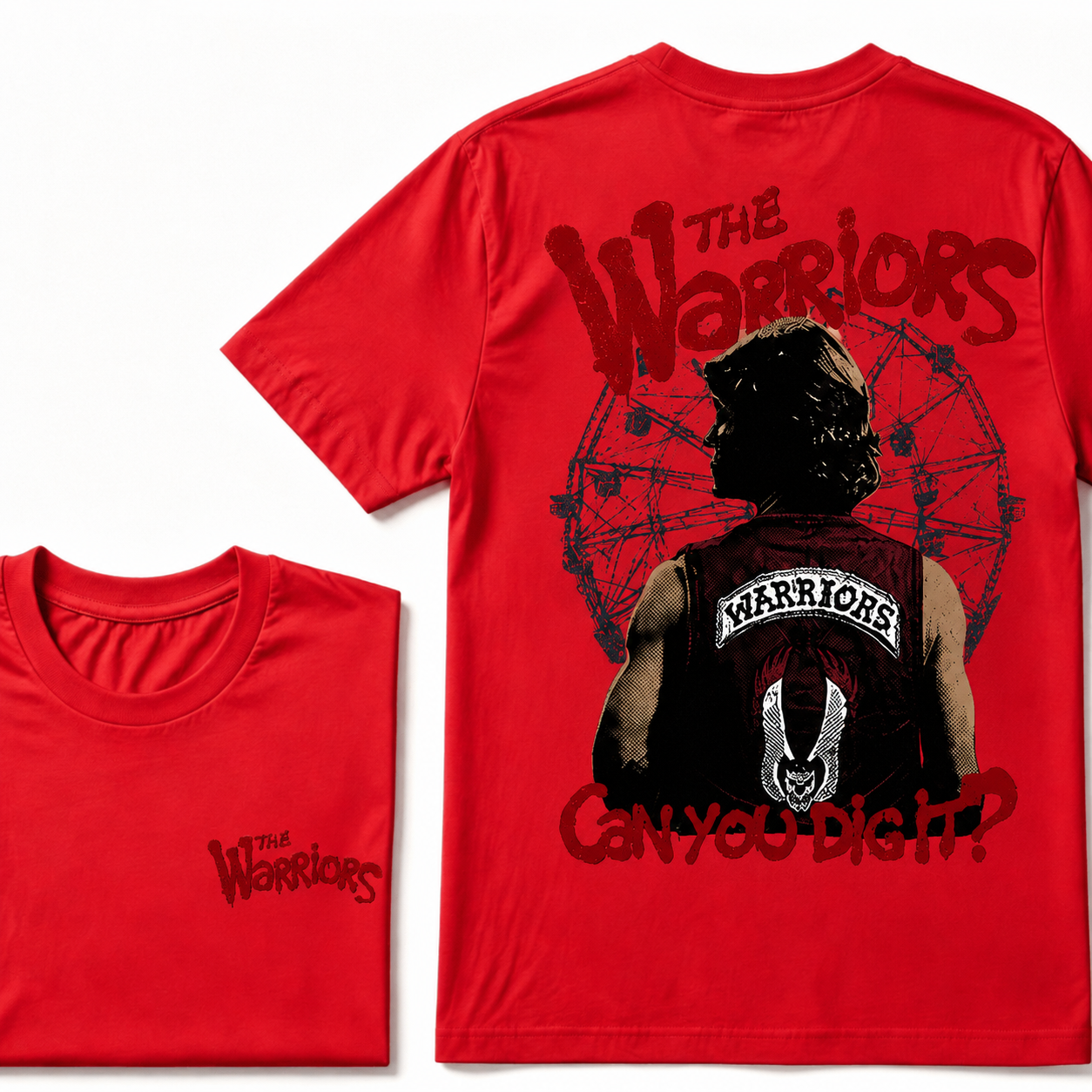 The Warriors “Can You Dig It?” Vintage Graphic T-Shirt – Front & Back Print