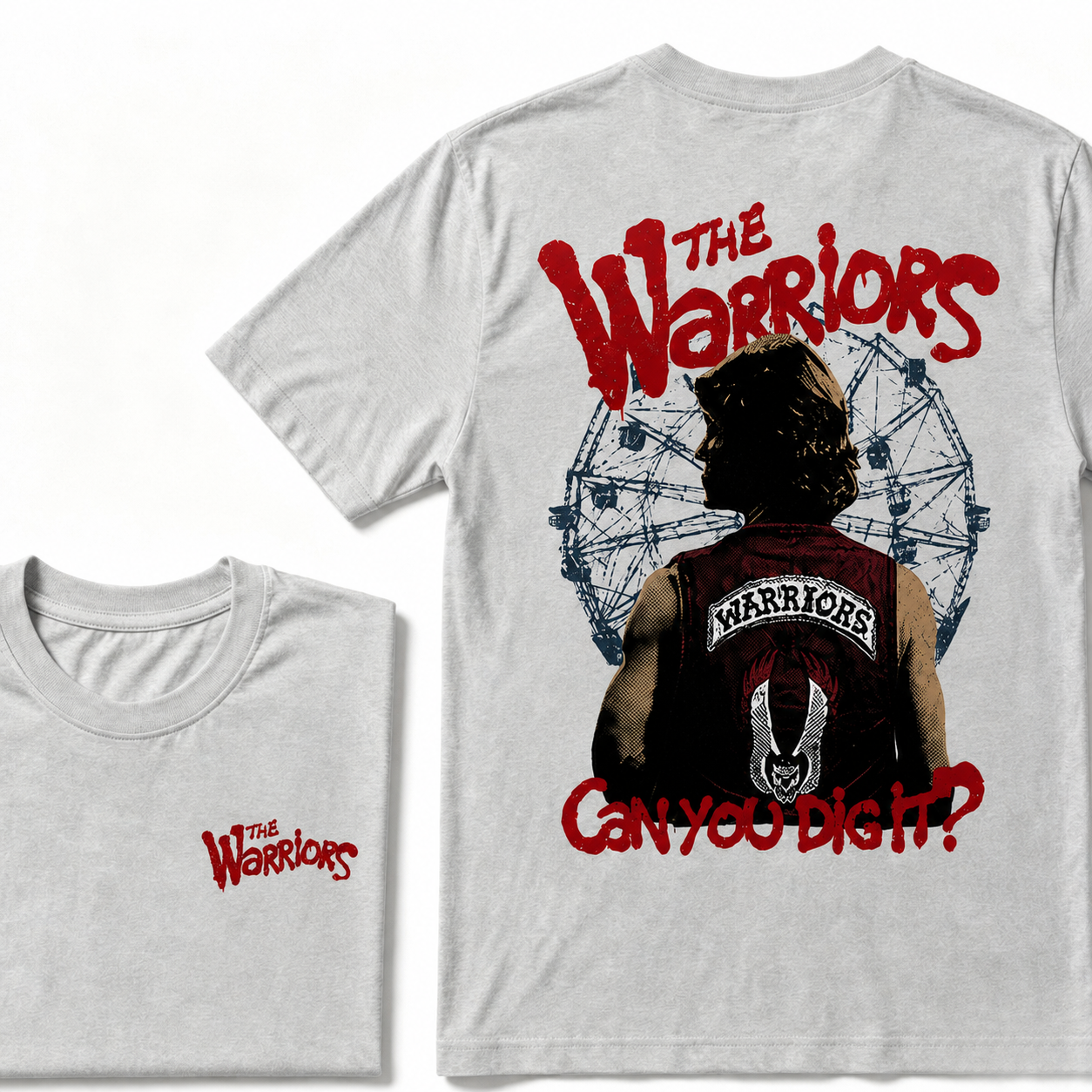 The Warriors “Can You Dig It?” Vintage Graphic T-Shirt – Front & Back Print