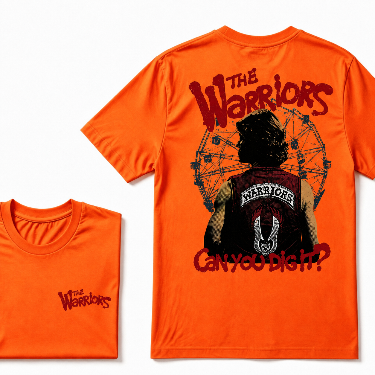 The Warriors “Can You Dig It?” Vintage Graphic T-Shirt – Front & Back Print