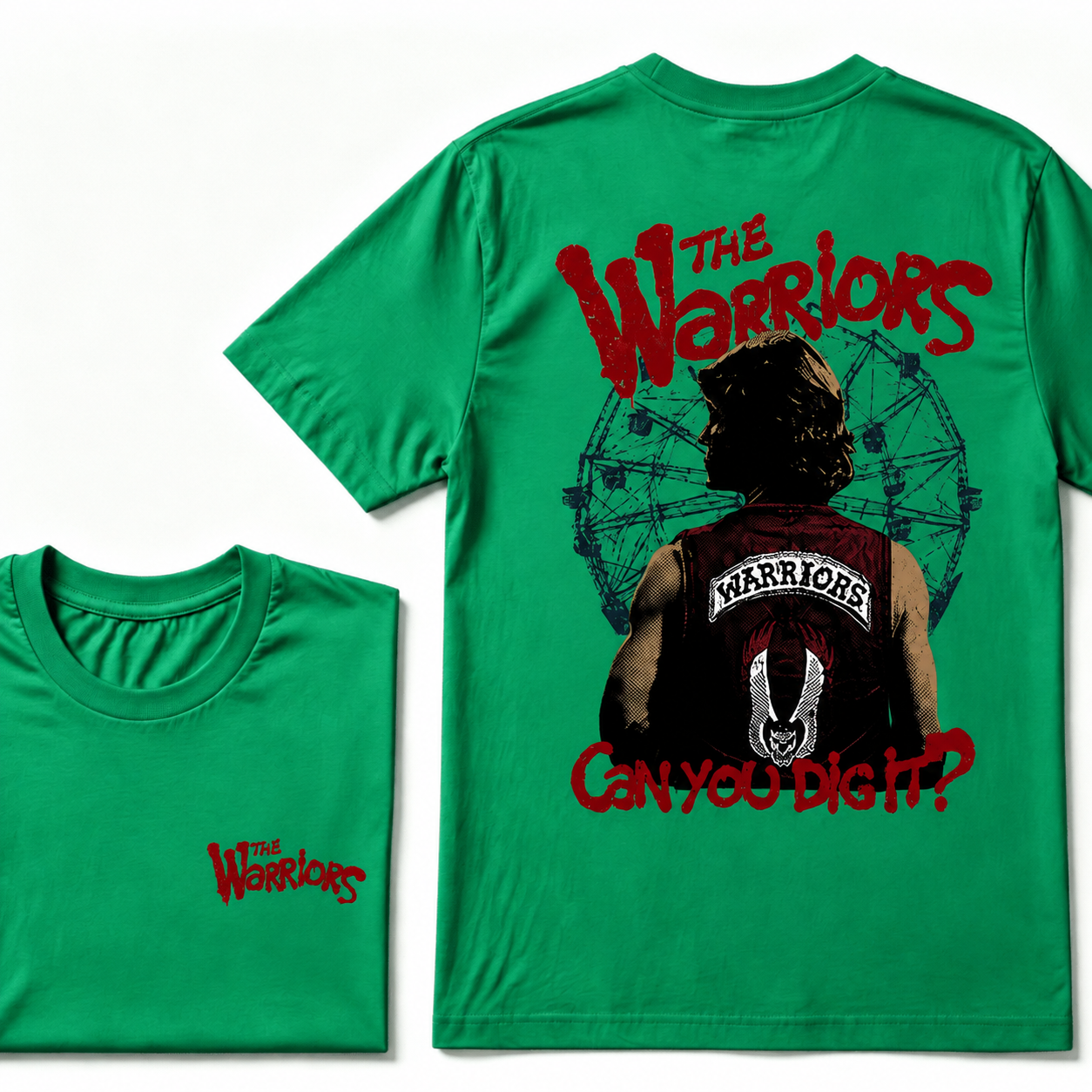 The Warriors “Can You Dig It?” Vintage Graphic T-Shirt – Front & Back Print