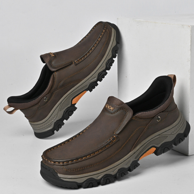 MANTRAFF®Men's Handmade Genuine Leather Orthopedic Walking Shoes