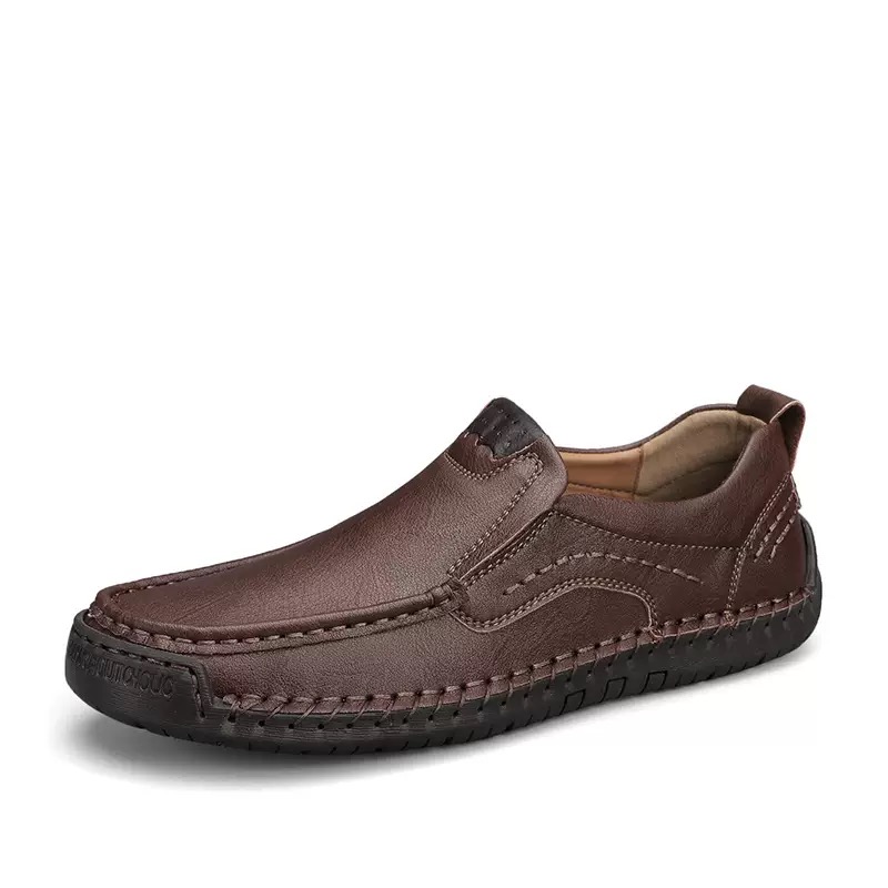 [Copy]TREADVALE®Men's Casual Slip On Hand Sewn Leather Shoes