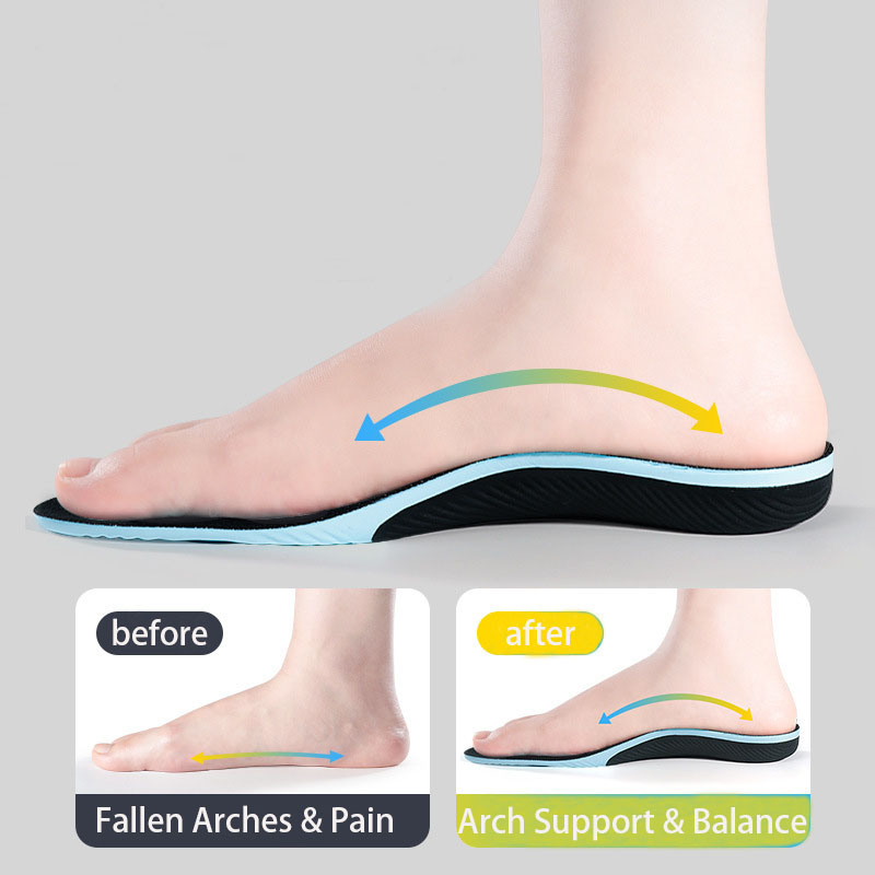 Relieve Flat Feet with Arch Support Insoles