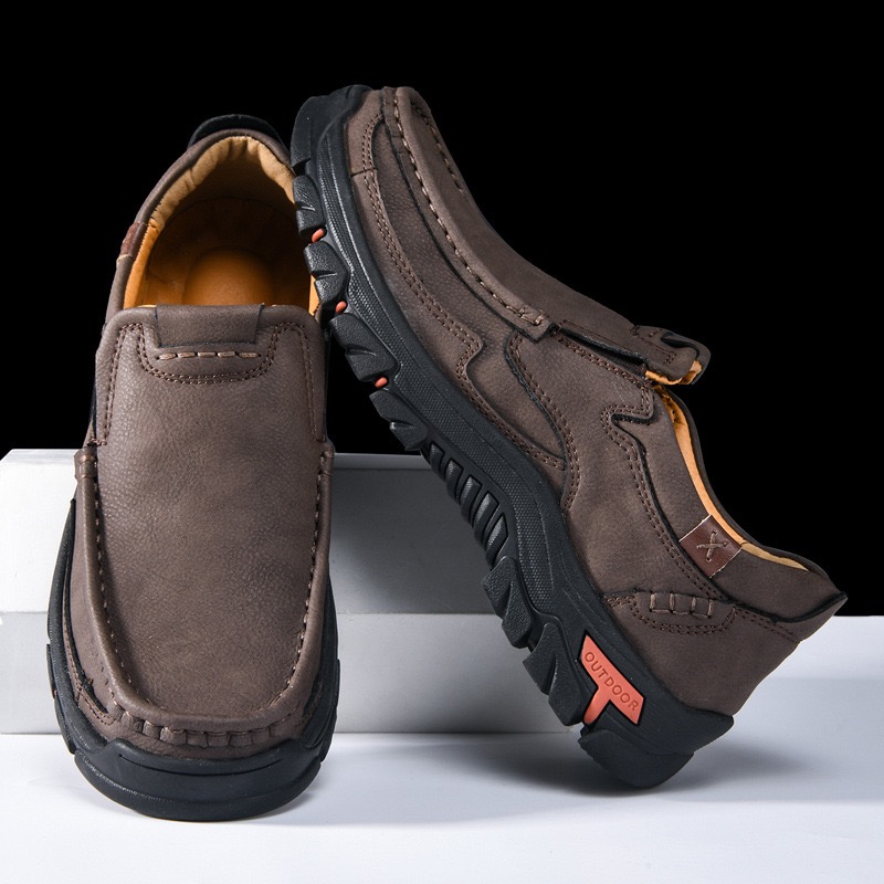 ⏰Last Day!45% OFF 🔥MANTRAFF®Men's Handmade Genuine Leather Orthopedic Walking Shoes