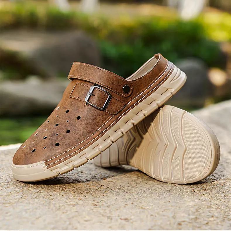 [Copy]🔥 MANTRAFF®Men's Orthopedic Mules (Breathable Mesh and Genuine Leather)