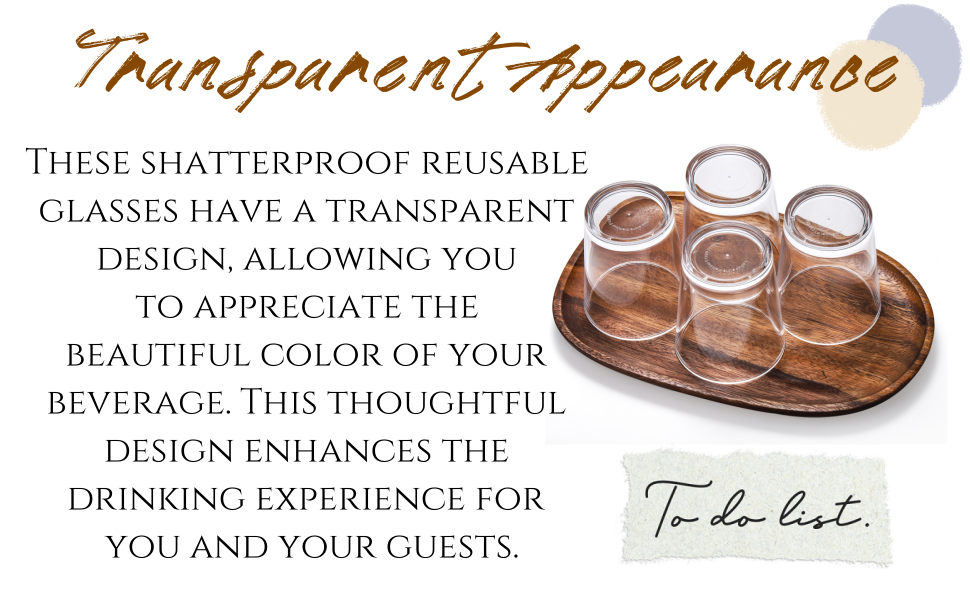 All-Clear Reusable Glasses