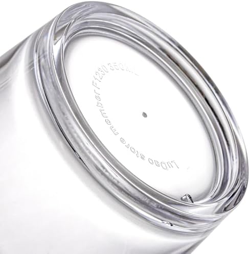Noamus 9 Pack Plastic Drinking Glasses, 12 Oz Unbreakable Acrylic Water Tumblers, Reusable Shatter-Proof Clear Glasses