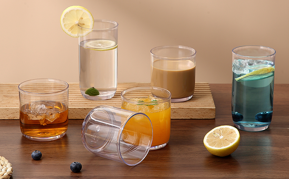 drinking glasses