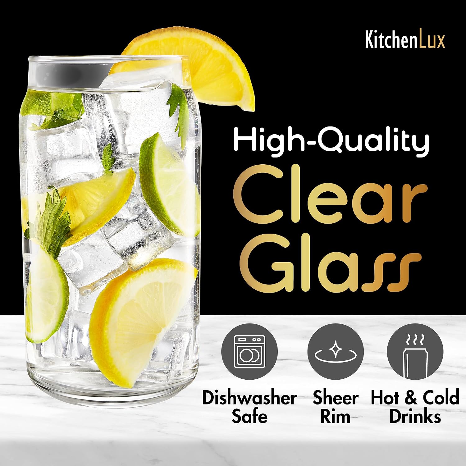 16 oz Can Shaped Glass Cups, Set of 12 Beer Can Glasses, Aesthetic Soda Can Cup Clear Glass Tumbler Beer Glasses, Cute Cups Tall Cocktail Drinkware