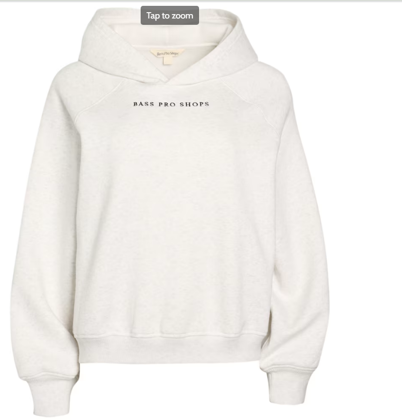 New!Bass Pro Shops Balloon-Sleeve Hoodie
