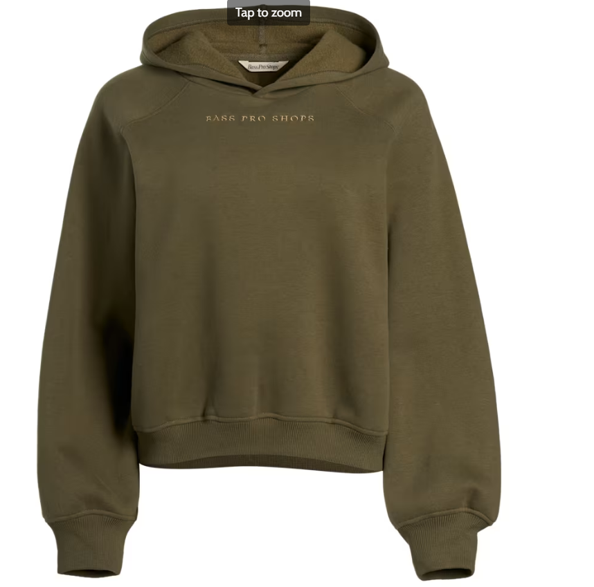 New!Bass Pro Shops Balloon-Sleeve Hoodie