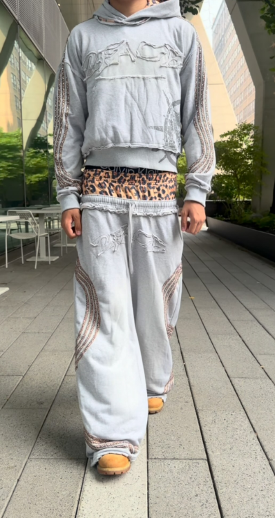 Leopard Leopard Pullover Set