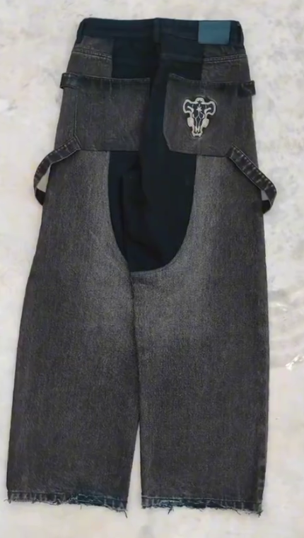 Black Clover Yami Sukehiro Anime Denim Pants