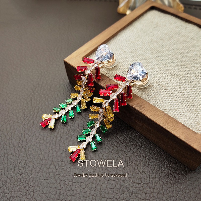 Lumière Wheat Ear Tassel Clip-On Drop Earrings product image 2