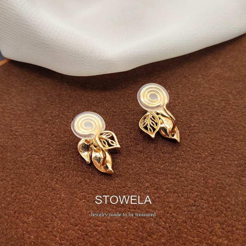 Seren Leaf Clip-On Earrings — Edition 93 product image 2
