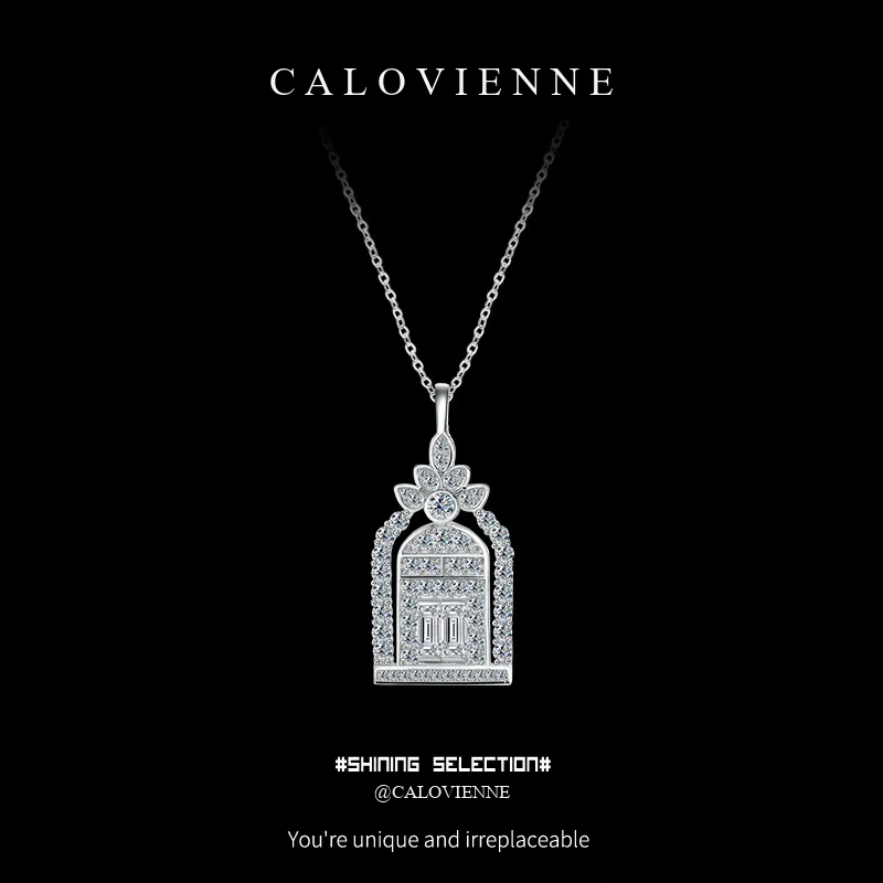 Castle Gate Moissanite Necklace product image 1