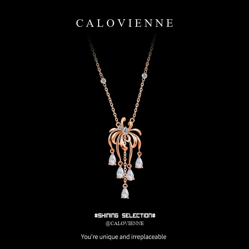Rose Reverie Moissanite Necklace product image 1