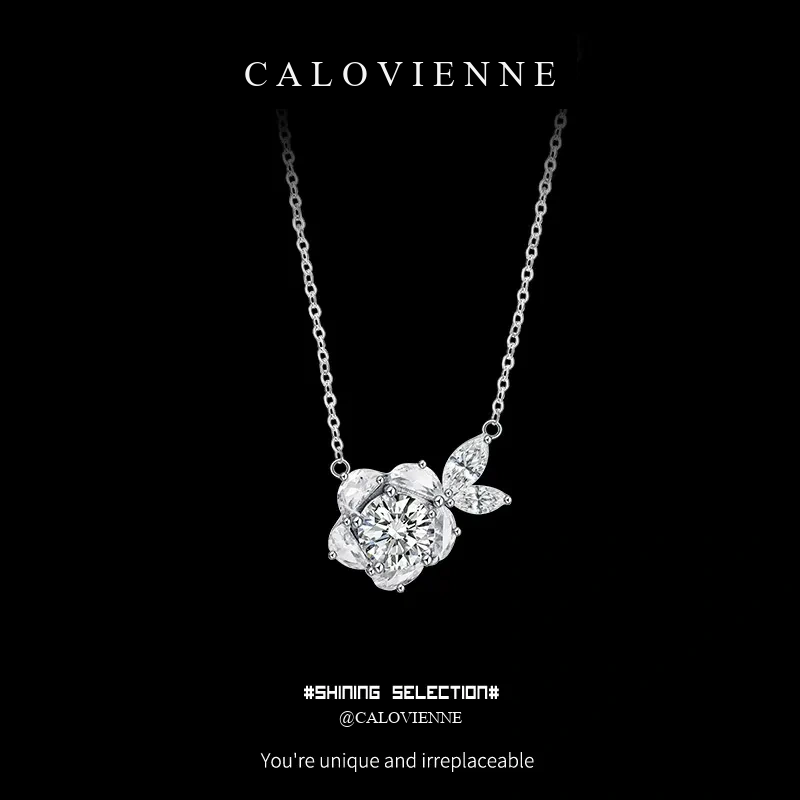 Signature Solitaire 50 Moissanite Necklace product image 1