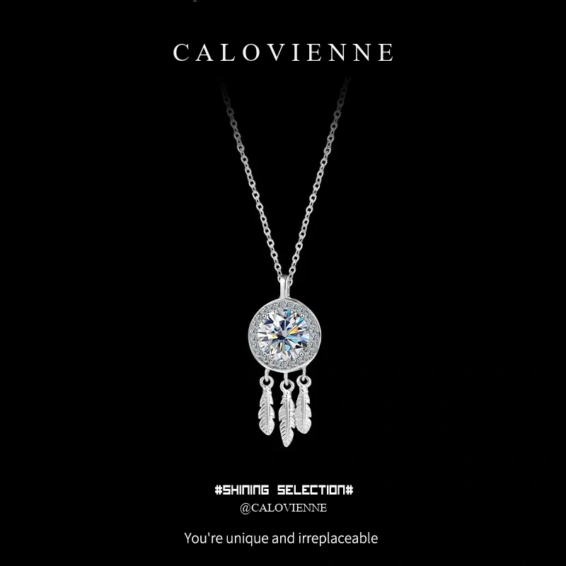 Dreamcatcher Moissanite Necklace product image 1