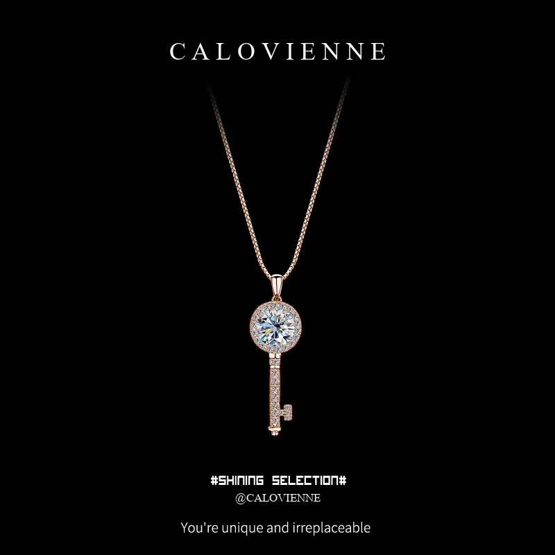 Promise Key Moissanite Necklace product image 4