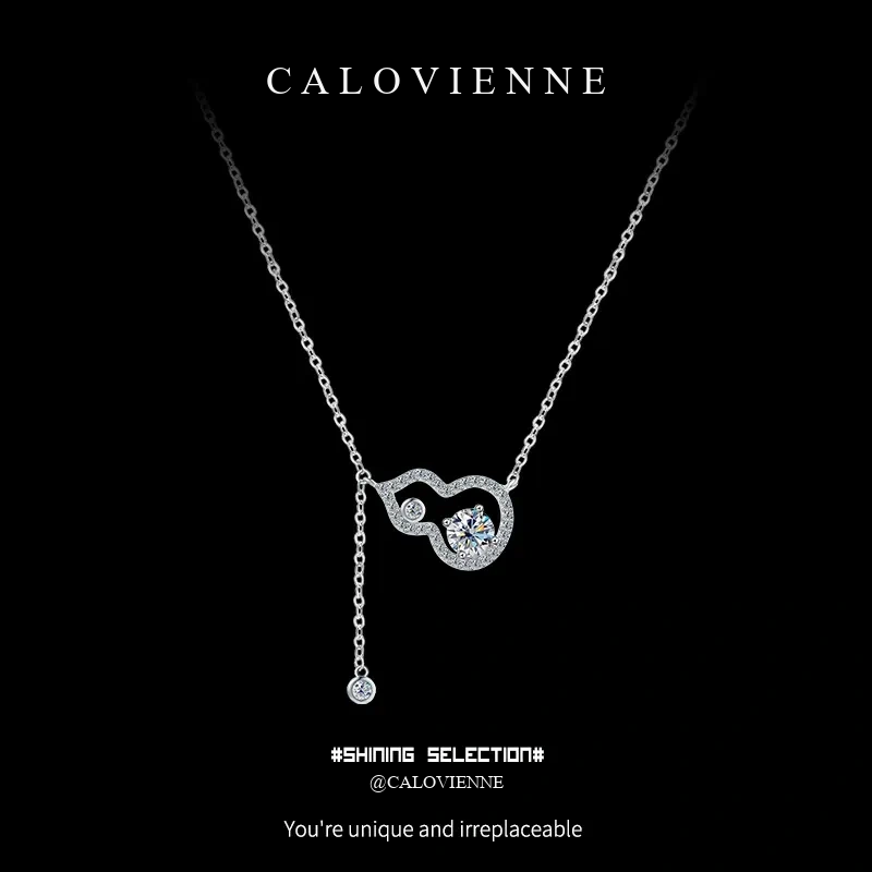 Fortune Gourd Moissanite Necklace product image 1